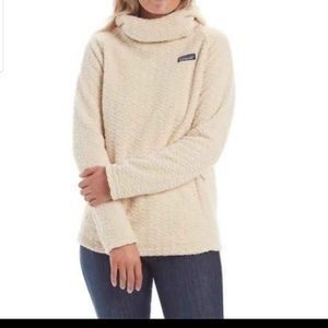 GUC Patagonia Diamond Capra Hoodie - Sz Womens Medium (Stone/Beige)